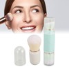 Capsule Makeup Brush Double Ended Telescopic Powder Brush Travel Size