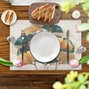 Table Mats Fabric Linen Dining Table Place Mats Washable Place