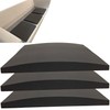 FKAIIN Couch Cushion Support 3-Piece Set - Black, High-Density 50D
