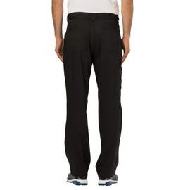 Cherokee Men's Fly Front Pant, Black, Large Tall