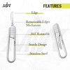 MJW Foldable Scalpel Handle No. 3 with 10 Blades Scalpel