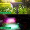 T-SUN 8× Solar Spot Lights Color Changing Outdoor Garden Lawn