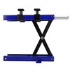Steel Motorcycle Scissor Lift Jack Crank Hoist Stand with Saddle