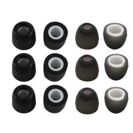 Zotech 3 Pair Memory Foam & 3 Pair Silicone Rubber Replacement Earbuds, Ear Tips for JayBird BlueBuds X, X2 & X3 Sport Headphones (Small)