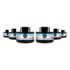 6 Frascos De Crema De Concha Nacar Natural Jye 360