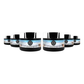 6 Frascos De Crema De Concha Nacar Natural Jye 360 Gramos