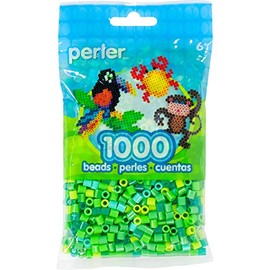Perler Beads Fuse Beads for Crafts, 1000pcs, Jewel Green