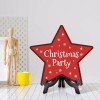 Signs ByLITA Christmas Party Star Shape Table Sign With Acrylic