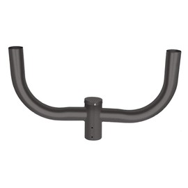 CHIUER 180 Degree Vertical Bull Horn Mounting Bracket with Double Tenons 2-3/8in Slip Fitter Adapter Street Light Parking Lot Fixture