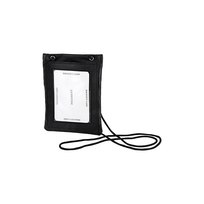 ReNa-Retail High-quality chest bag, genuine leather, Black 2 Large