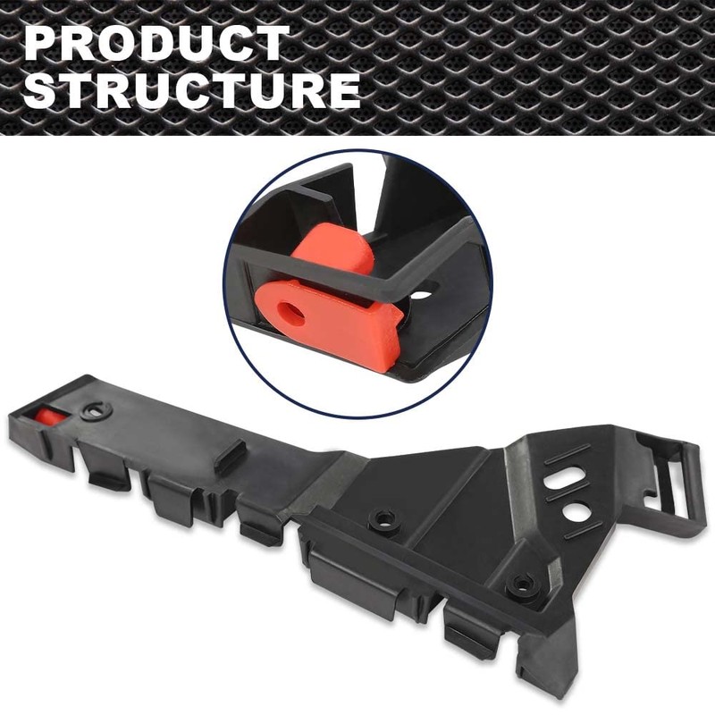 CROSSDESIGN Bumper Bracket Front Pair Beam Mount Support Compatible with