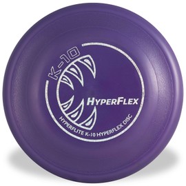 Hyperflite K-10 Hyperflex Disc • for Dogs Over 16" • 8.75 Inch / 155 Grams • Ultra Flexible • Puncture Resistant • Made in The USA