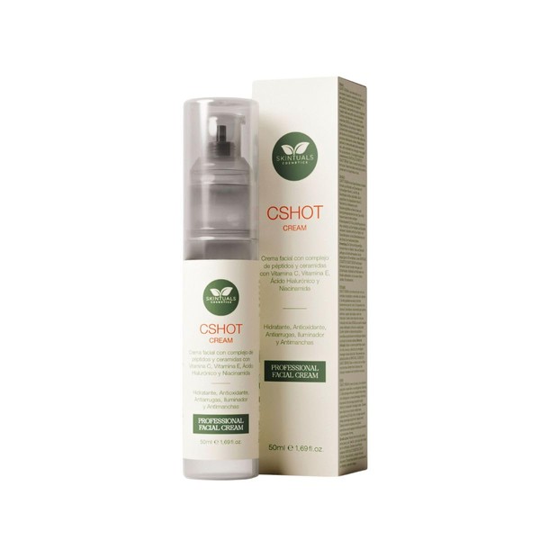 Moisturising Face Cream with Peptide and Ceramic Complex, Vitamin C,