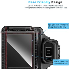 Natbok 2 Pack Compatible with Nikon COOLPIX P1100/P1000/P950 Screen Protector,Full Coverage 9H Tempered Glass LCD Display Film,HD Clear Scratch Resistant for Nikon COOLPIX P1100 accessories