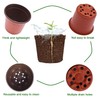 YSMN 100 Pcs Nursery Seedlings Pots - 3.5 Inches Seed