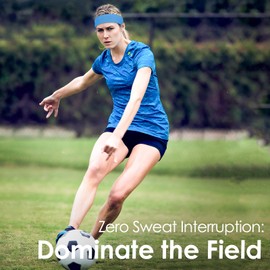 Headbands for Women - 12Pcs Non-Slip Cotton Cloth Headbands for Women's Hair Accessories,Fashion Sports Hair Bands & Ties,Soft Fabric for Yoga,Running,Workout