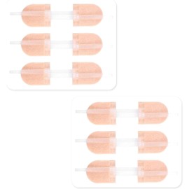 SQLJYU 6 St1ck Wundverschl1sse Strips, Klebebandagen, Wundnahtstreifen-Strips Klammerpflaster, Erste Hilfe & Sicherheit f1r Camping & Outdoor, f1r Frauen M?nner Hautfarbe