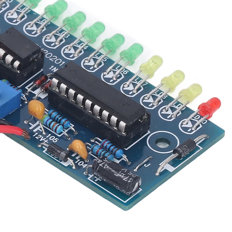 LED Audio Level Indicator Module 10 Segment 11pcs 3mm LEDs