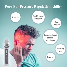 Eustachian Tube Unclogger, Ear Pressure Reliever, Tinnitus, Earache, Maintain Ear Pressure Balance to Improve Earache