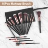 Vicloon Makeup Brush Set, 15 Pieces Professional Brush Set, Premium