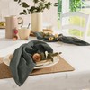 Erwin Müller Napkin Arona Pack of 2 Muslin Grey Size