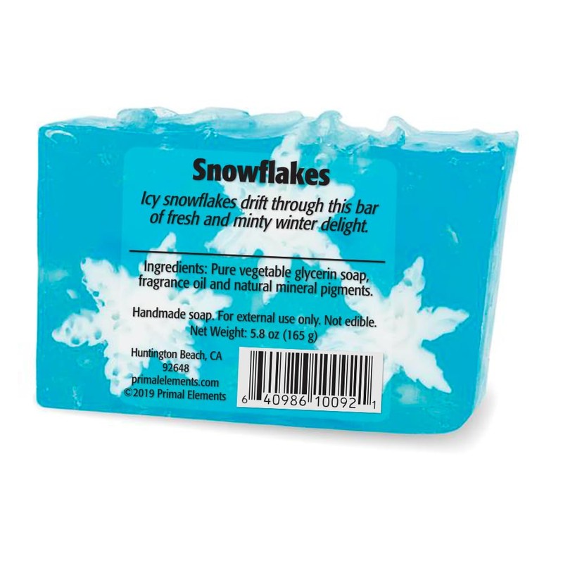 Primal Elements Glycerin Christmas Bar Soap | Helps All Skin