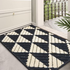 TOMEX Door Mat Indoor Outdoor Doormat, 2023 Upgraded Non-Slip Floor Mat, Welcome Mat for Home, Garden, Garage（32” x 48” /80 x 120cm, Hera）