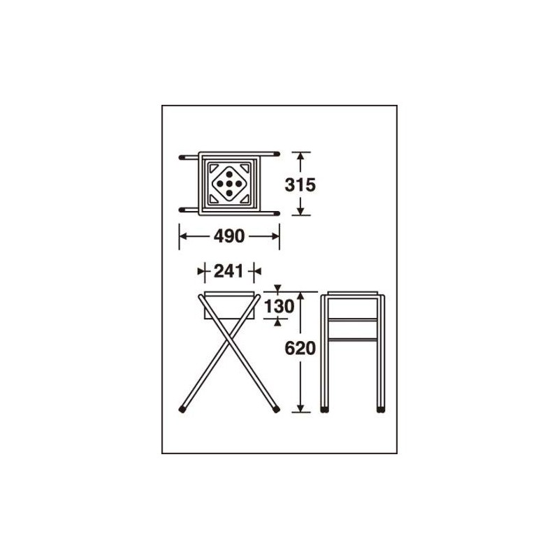 Butt container (for site) Can approx. W9.5 x D9.5 x