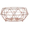 Premier Housewares Vertex Fruit Basket, 32 cm - Copper Plated