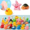 Random Cute Animal Design Bath Toy, 10pcs/set Random Color Soft