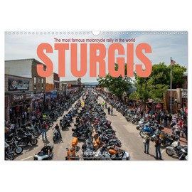 Sturgis - The most famous motorcycle rally in the world (Wall Calendar 2026 DIN A3 Landscape), CALVENDO 12 Month Wall Calendar: The colors of the motorcycle in Sturgis