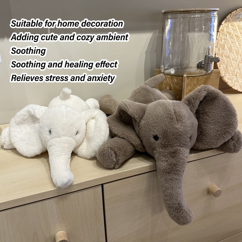 Elephant Plush Toy Cute Soft Cuddly PP Cotton Relieve Stress