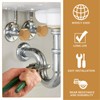 4 Pcs Brass End Cap, Internal Thread Brass Spigot Cap
