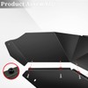 XOOKUN Pure Black Rear Fender Liner for Jeep Wrangler Fenders