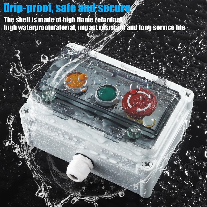Push Button Switch IP67 Outdoor Waterproof Button Switch Box Emergency