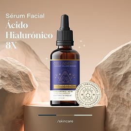 Collagenic |Serum Facial Hidratante con Ácido Hialurónico y Colágeno | Mejora la Firmeza y Elasticidad de la Piel, Nutre, Hidrata y Suaviza | Serum de Día | 50 ml