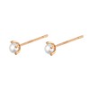 Silver 925 Earrings, Silver, Gold, 18K Coating, Hypoallergenic, Pearl, Small,