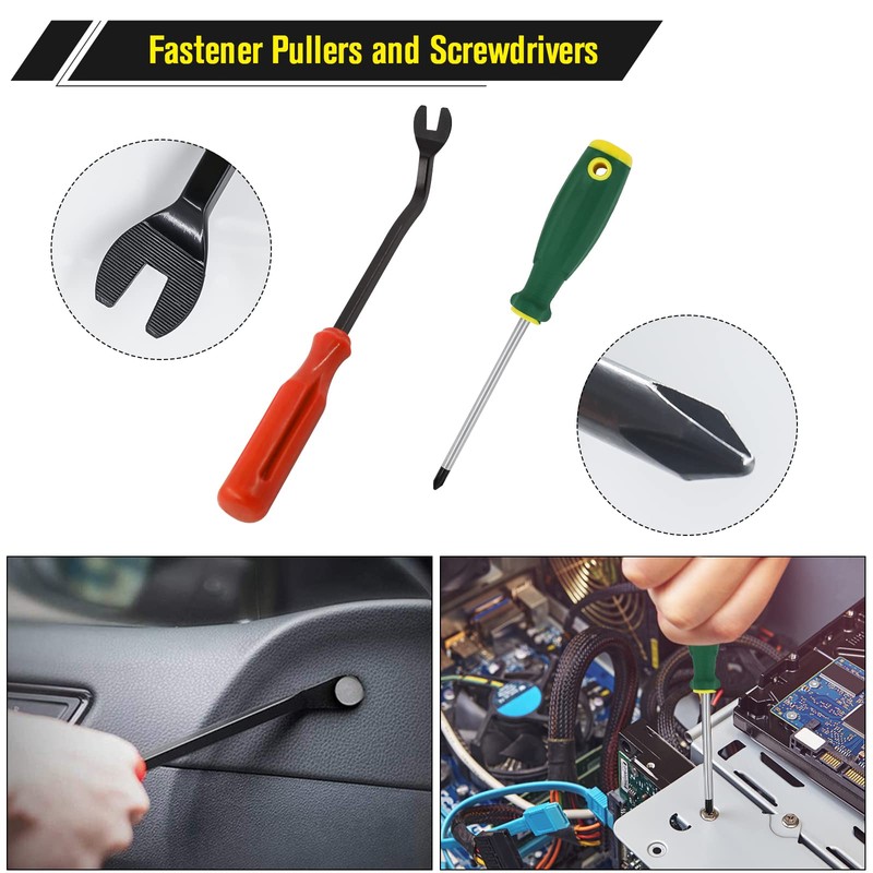 PHYLES Car Mounting Clips, 680 Pieces Universal Mounting Clips -