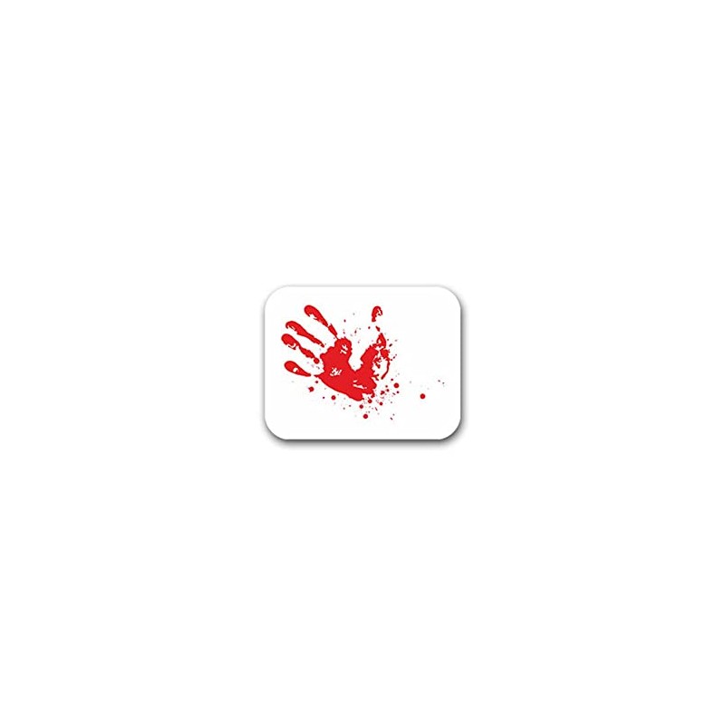 Sticker # Blood Splatter Splatter Blood Horror Zombie Humor Fun