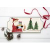Vietri Old St. Nick Handled Rectangular Platter, Earthenware Steak Salad