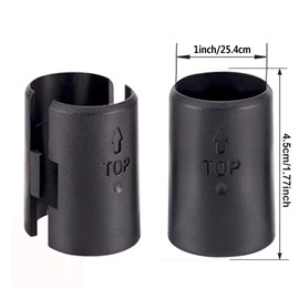 Wire Shelf Clips - Wire Shelving Shelf Lock Clips for 1" Post Shelvings-Shelving Sleeves Replacements for Wire Shelving System Plastic Accessories Parts,26Pack