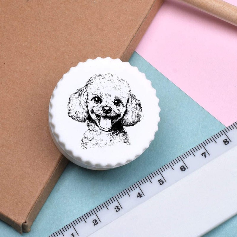 'Toy Poodle Portrait' Compact Pencil Sharpener (PS00045964)