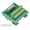 DB25 to Terminal Connector Adapter Plate PCB Board Straight Female