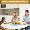 ULTICOR Mini Pancake Maker – 14-Hole Electric Poffertjes Pan –
