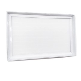 ZLY Jewelry Rings Display Tray Velvet 100 Slot Case Box Jewelry Storage Box (White)