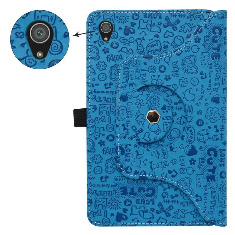 Bige for Alcatel Joy Tab 2 Case, 360 Degree Rotary