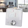 Smart Digital Thermostat 5A AC 95‑240V IP20 White Adjustable Backlight