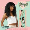 Sensationnel Glamzy Lace Crown Wig - Misty Glueless Hand Tied