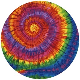 Andreas Silicone JO-949 Non-Slip 6.25" Jar Opener, Easy Lid Opener, Made with Silicone and Fabric, Dishwasher Safe, Garlic Peeler, Ty Dy, 6.25 inch