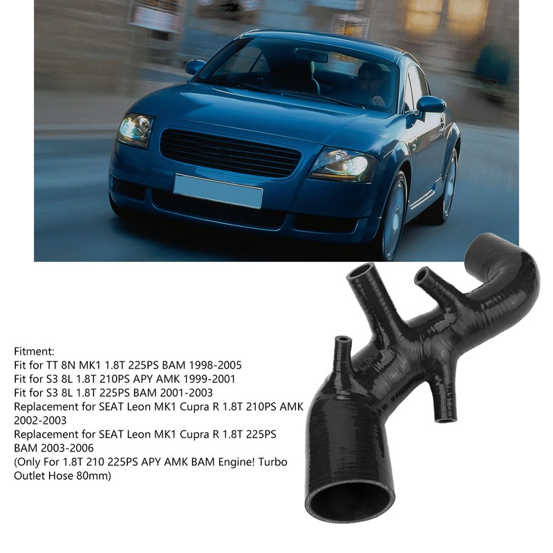 Silicone Intake Hose Pipe Increased Airflow Replacement for SEAT Leon